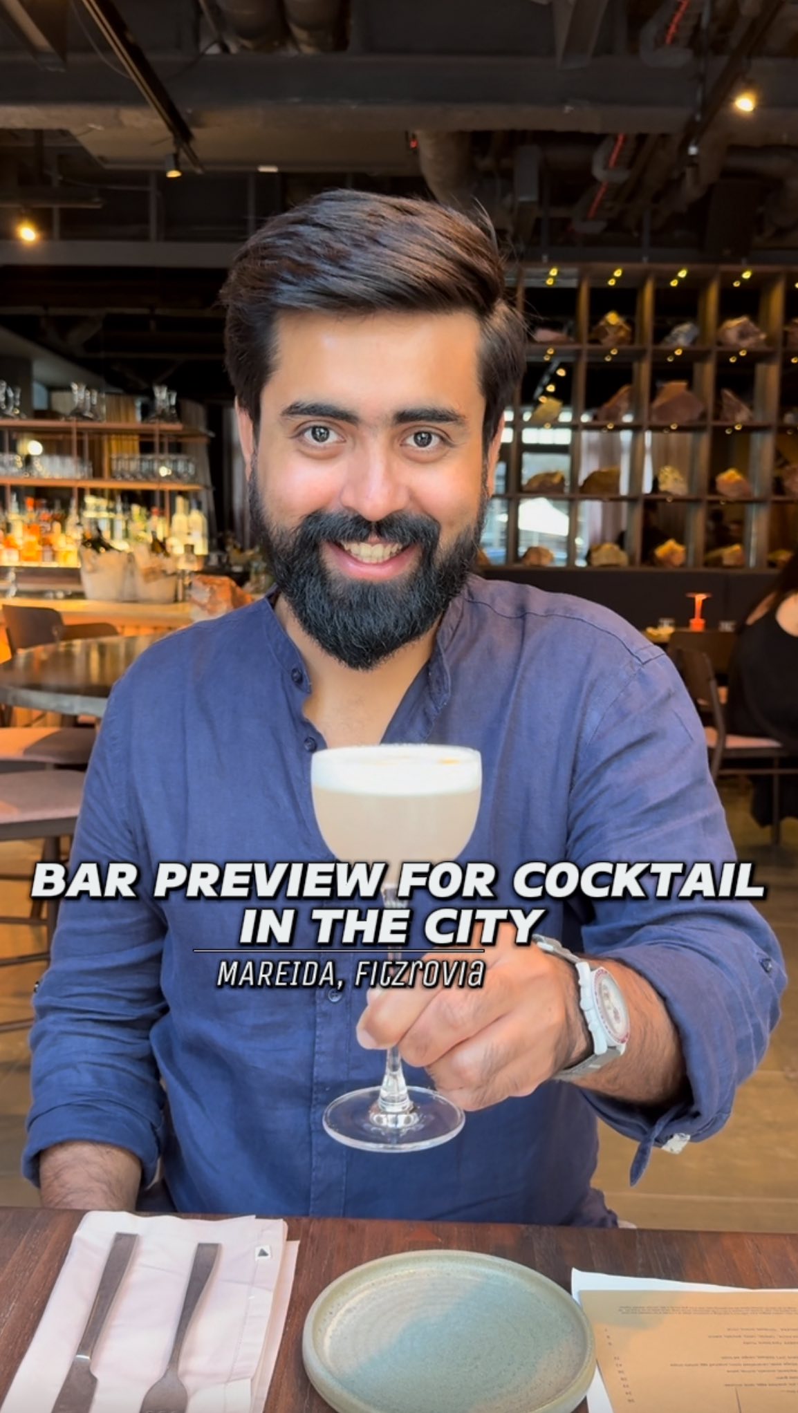 Instagram post by @shukonthego for The Influence Room. Caption reads: Bar Preview for Cocktail in the city!....