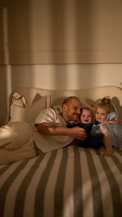 Instagram post by @jackomillar for Emma Sleep USA. Caption reads: #AD To the dad reading this at 3 am with a foot in....