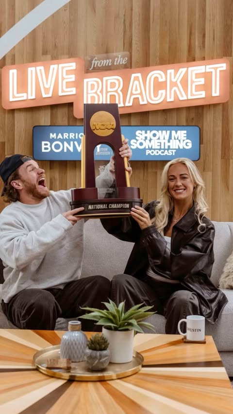 Instagram post by @sophie_cham for Marriott Bonvoy. Caption reads: [...] March Madness with @marriottbonvoy! Thankful....