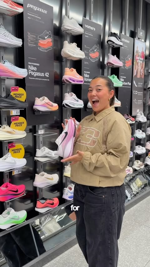 Instagram post by @aliciaromijn for rebel sport. Caption reads: [...] shoe!! make sure you head into @rebelsport....