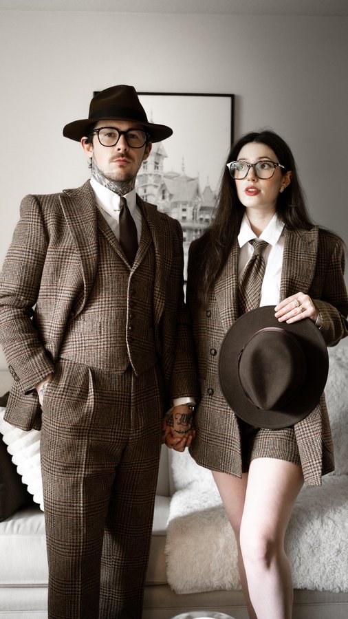 Instagram post by @corninne for Stetson. Caption reads: [...] Shirt- @thomasfarthinglondon Hats-....