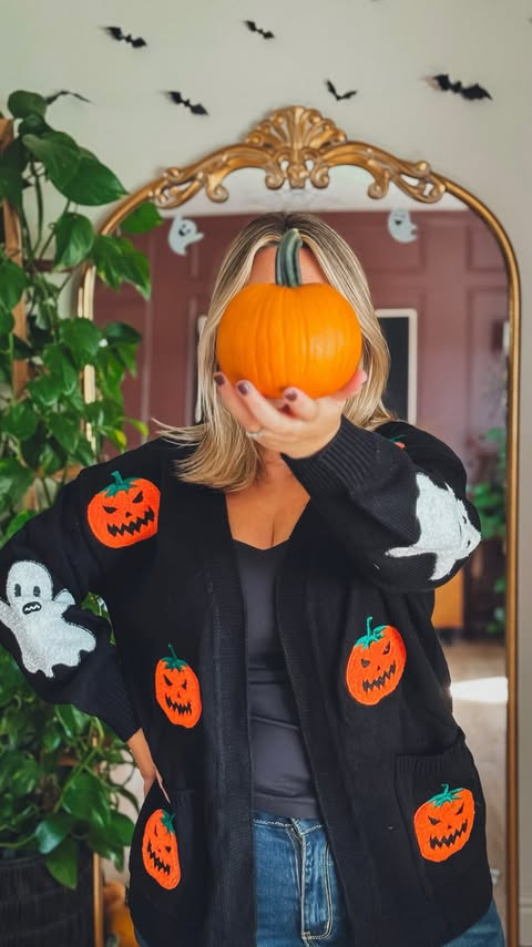Instagram post by @mamanowwhat for BloomChic. Caption reads: [...] so let’s plan some outfits! 🎃 These....
