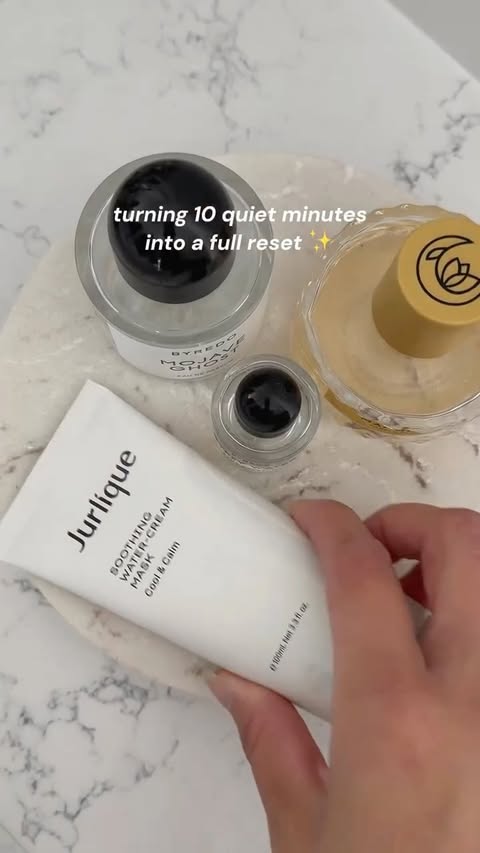 Instagram post by @michaeladacosta_ for Jurlique. Caption reads: [...] perfect little reset for me. using the....