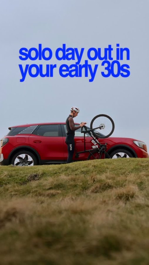 Instagram post by an influencer for Ford UK. Caption reads: [...] A solo day outside with the @forduk Explorer....