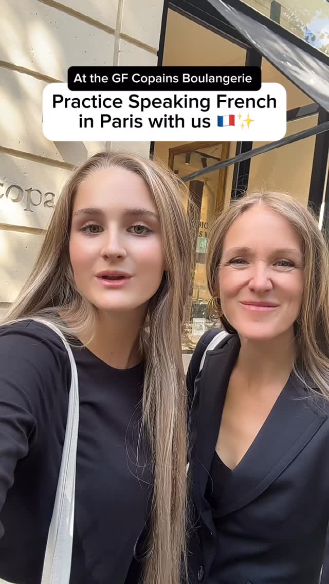 Instagram post by @annalindeeb for Rosetta Stone. Caption reads: [...] We’re practicing our French with Rosetta....