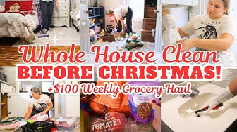 YouTube post by @marieloveasbury for Grace Karin US Shop. Caption reads: ✨️ WHOLE HOUSE CLEANING MOTIVATION BEFORE....