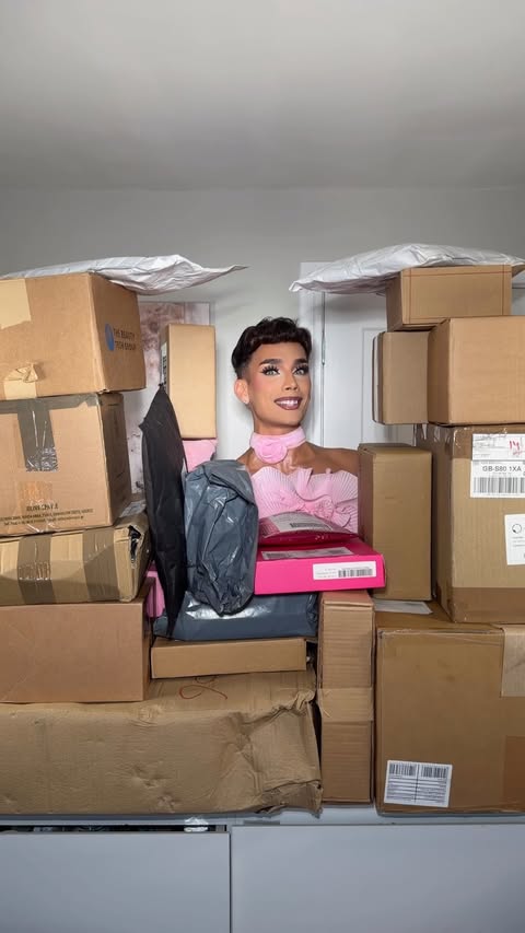 Instagram post by @lucasrodgerss for Makeup Revolution. Caption reads: pr haul + giveaway ! 👀 - #prhaul #prunboxing....