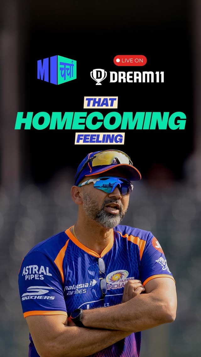 Instagram post by @suyashdoesitall for Dream11. Caption reads: [...] Watch all the #MICharcha shows LIVE on....