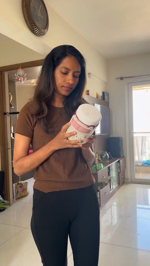 Instagram post by @aadhya_and_amma for Wellbeing Nutrition. Caption reads: [...] the purest fuel ✨ Shop now at....