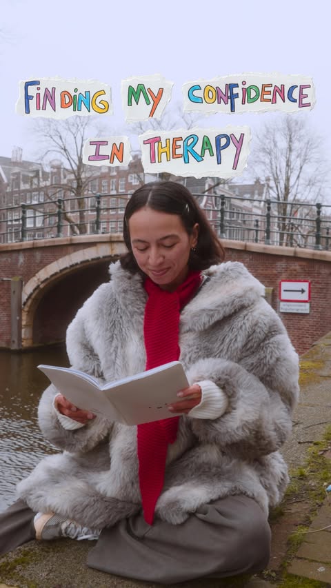 Instagram post by @bibijaneangelica for BetterHelp. Caption reads: [...] by what I’m learning in therapy with....