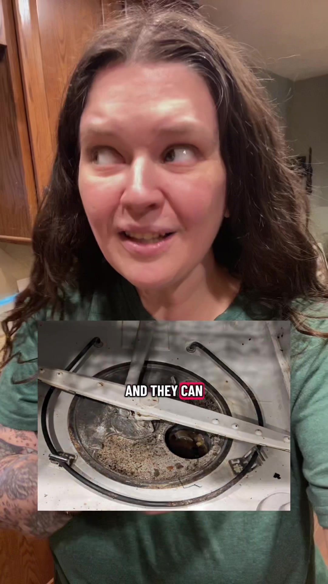 TikTok post by @the.whitneygebhart for ACTIVE. Caption reads: [...] a deep clean for just over a dollar!....