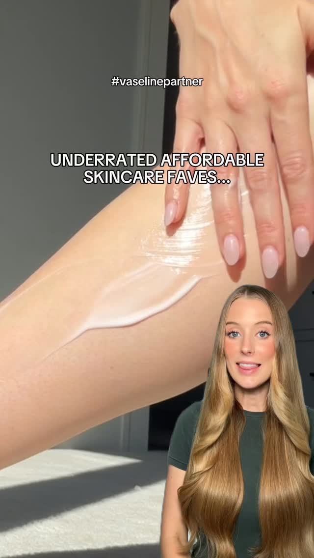 Instagram post by @abbeyyung for Vaseline. Caption reads: #vaselinepartner @vaselinebrand has officially....