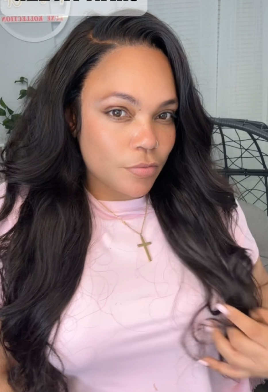 TikTok post by @shannablack3 for Geeta Hair. Caption reads: Geeta Quality Human Body Wave @Geeta Hair....