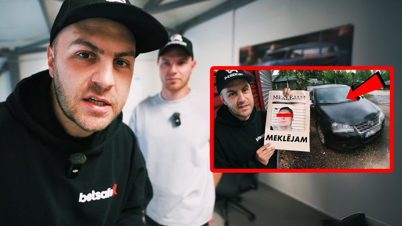 YouTube post by @RobertsVitols for carVertical. Caption reads: Pārbaudi auto pirms pērc! CarVertical 20% atlaižu....