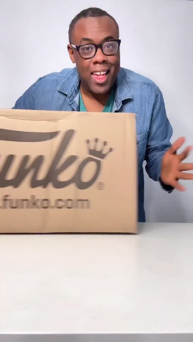 Instagram post by @blacknerd for Funko. Caption reads: Moving to Funkoville with Funko Bitty POP! Bitty....