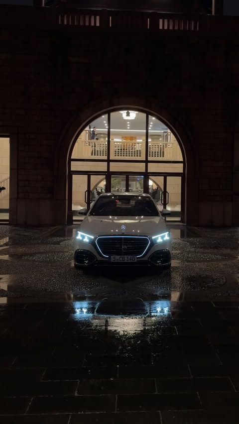 Instagram post by @pwuftalkscars for Mercedes-Benz. Caption reads: [...] to cover over 2500km with is the new....