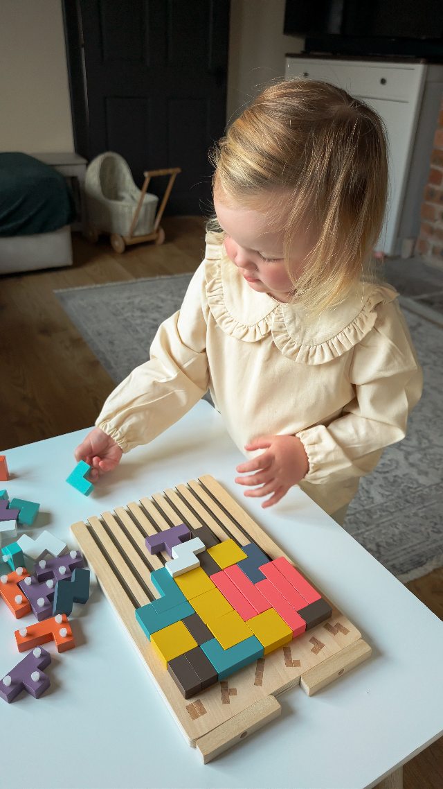 Instagram post by @johnstonefamilylife for Montessori Generation. Caption reads: AD - Looking for endless hours of fun that also....