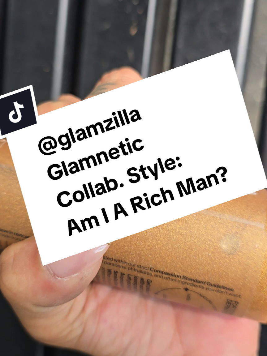 TikTok post by @parkslopegoth for Glamnetic. Caption reads: @GLAMZILLA @Glamnetic  #glamneticxglamzilla [...].