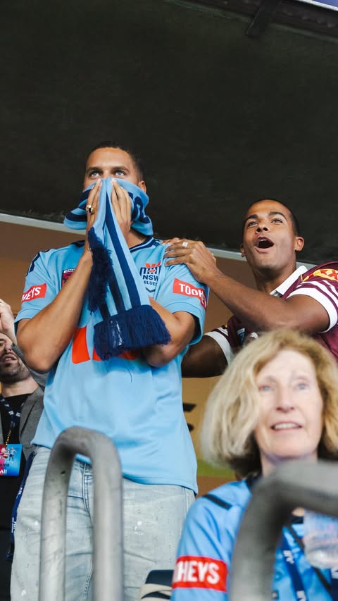 Instagram post by @lakotaajohnson for Accor Group. Caption reads: State of origin has begun but the rivalry doesn’t....