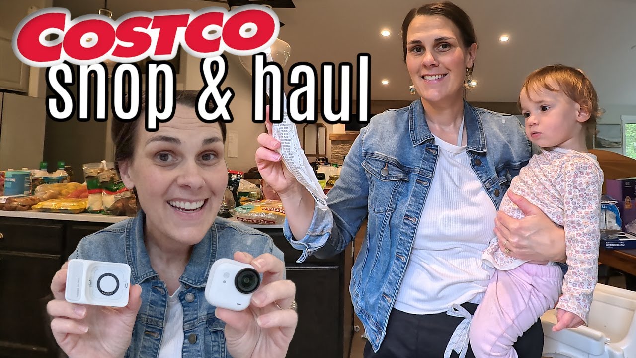 YouTube post by @ThisAlaskaLife for Flodesk. Caption reads: LARGE Costco Shop & Haul | Alaska Prices $.