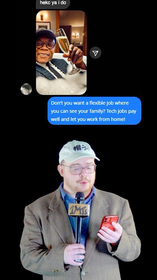 Instagram post by @1minutetalkshow for TripleTen. Caption reads: [...] Get a FREE career consultation with a....