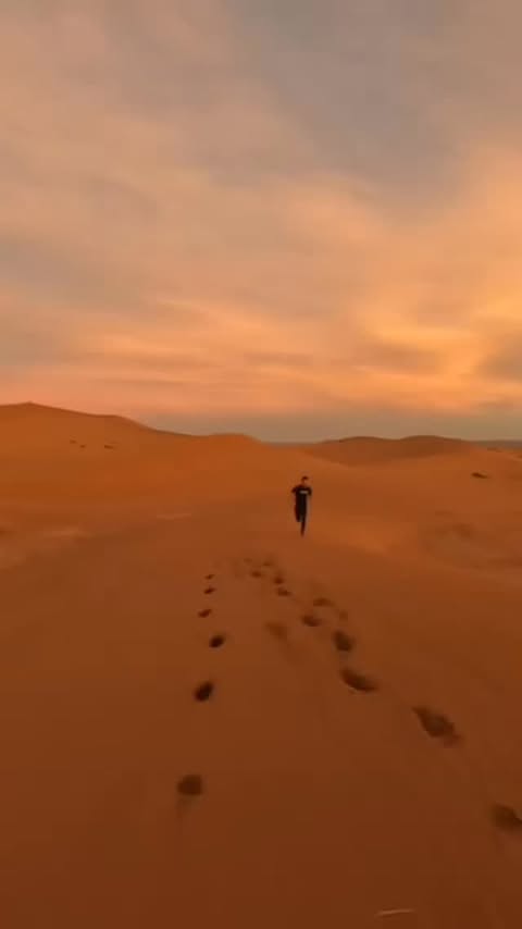 Instagram post by @elhousine_elazzaoui for Suunto. Caption reads: [...] the soul free. 💨🐪 @nnormal_official....