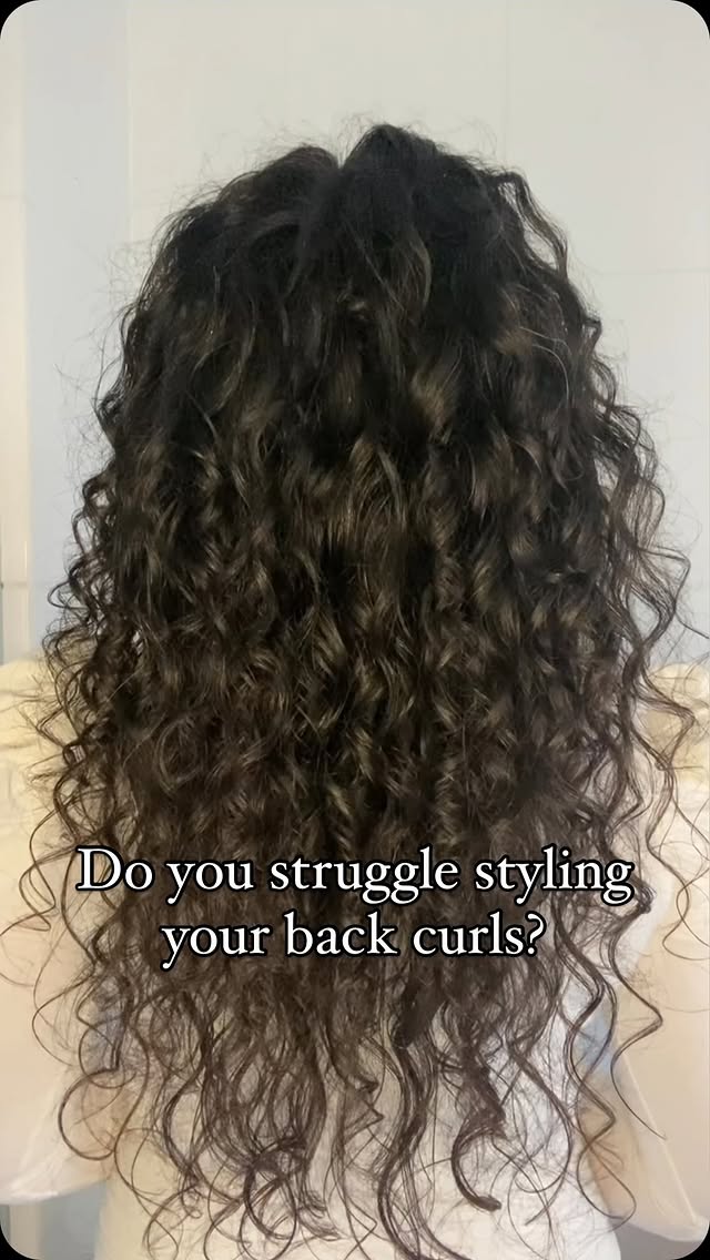 Instagram post by @robocurly for Denman Brush. Caption reads: [...] I used the @onlycurlslondon x @denmanbrush....