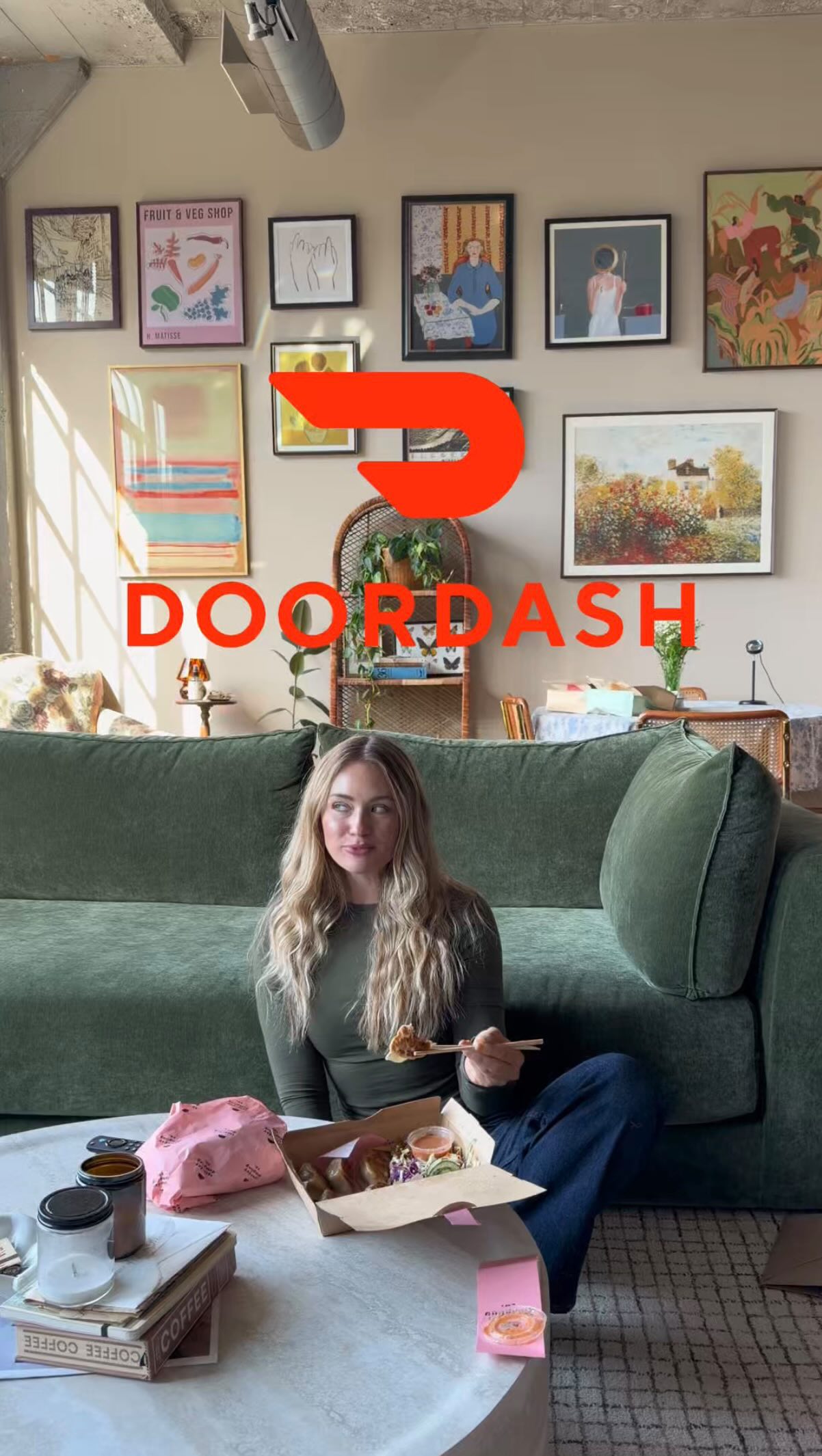 Instagram post by @saturdaydumplingco for DoorDash. Caption reads: Too much fun partnering with @doordash &....