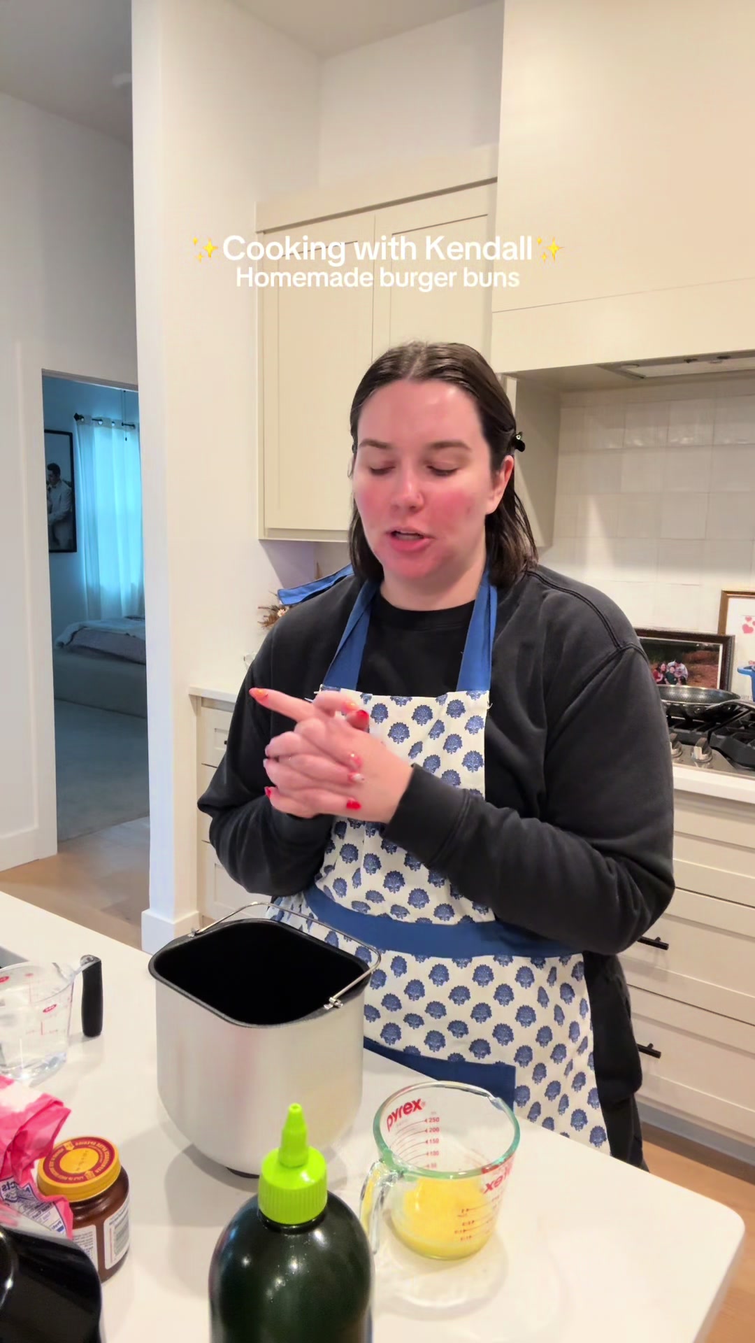 TikTok post by @knc_123 for Kitchen in the Box. Caption reads: [...] #cookingtiktok @Kitchen in the Box US.