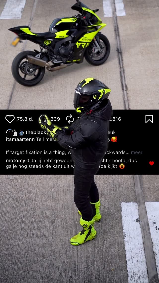 Instagram post by @itsmaartenn for Yamaha Motor. Caption reads: It’s time to ride ✨

2025 Yamaha R9

#yamaha....