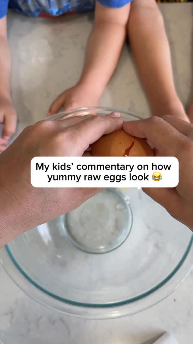 Instagram post by @hortonlane_ for Happy Egg. Caption reads: There little voices 😭🥹💕 My kids couldn’t get....