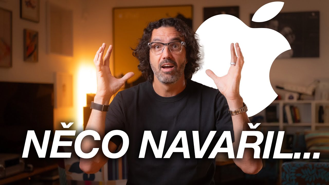 YouTube post by @petrmara for Artlist.io. Caption reads: Jaký bude iPhone 17 Air? A co vše Apple navařil na....