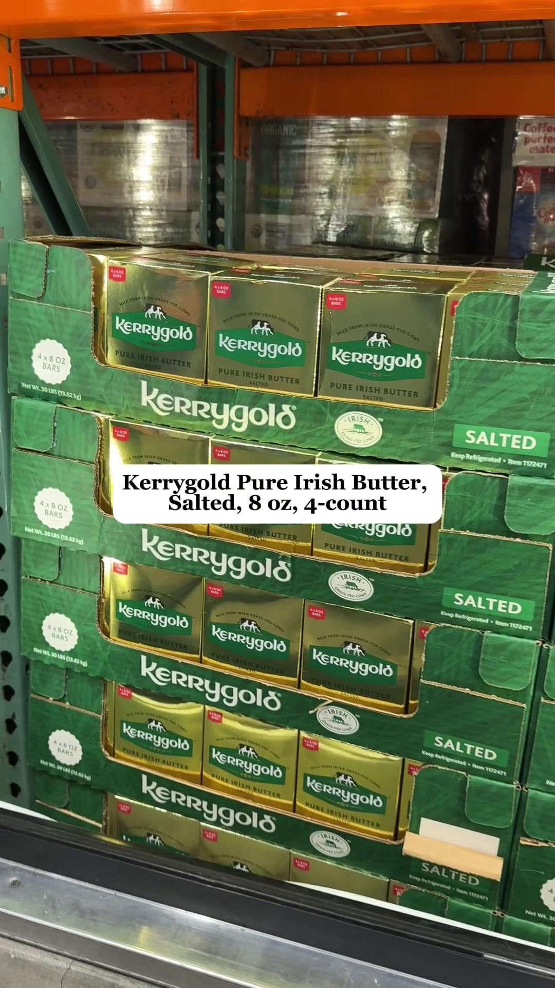 TikTok post by @costcogems21 for KerrygoldUSA. Caption reads: [...] baking season is here!🎄I’m using....