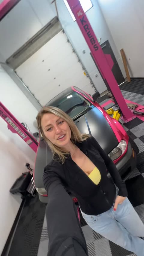 Instagram post by @gabby_downing for carVertical. Caption reads: [...] your car and where it’s been? Use....