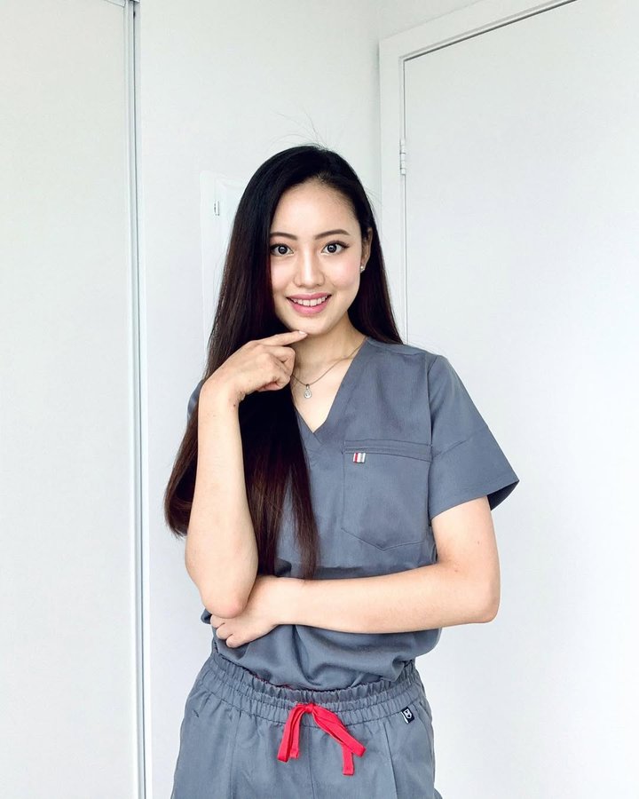Instagram post by @withdr.jiyeh for Mediclo. Caption reads: [...] . I am so excited to collaborate with....