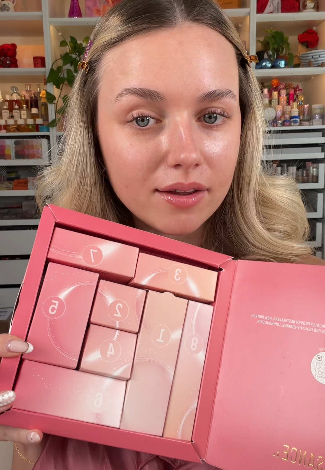 TikTok post by @yannalinnaa for Biossance. Caption reads: [...] a good one! Say hello to the brand new....