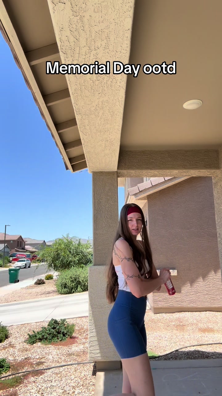 TikTok post by @brylie.j for Gorgie. Caption reads: [...] my daughter was yelling out lol #ootd....