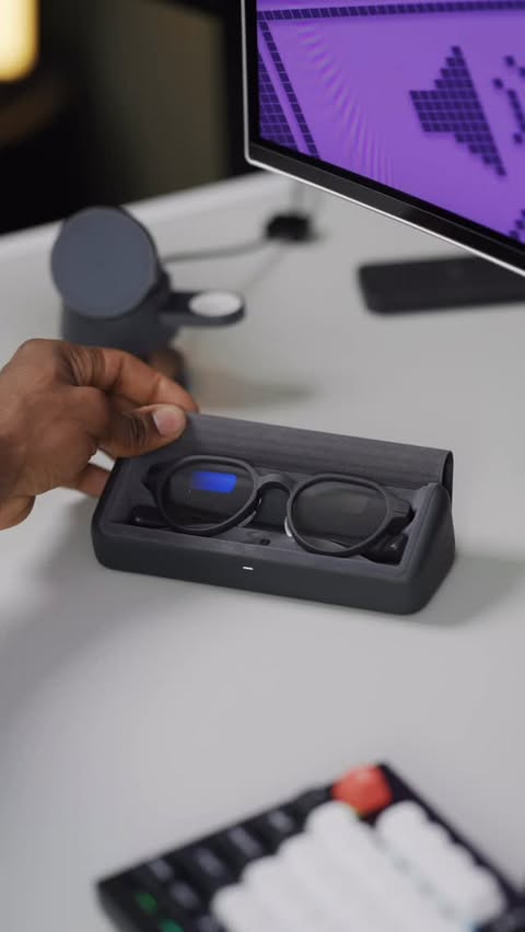 Instagram post by @techbymidas for Even Realities. Caption reads: [...] “AI Glasses” and I’ll DM it to you.....