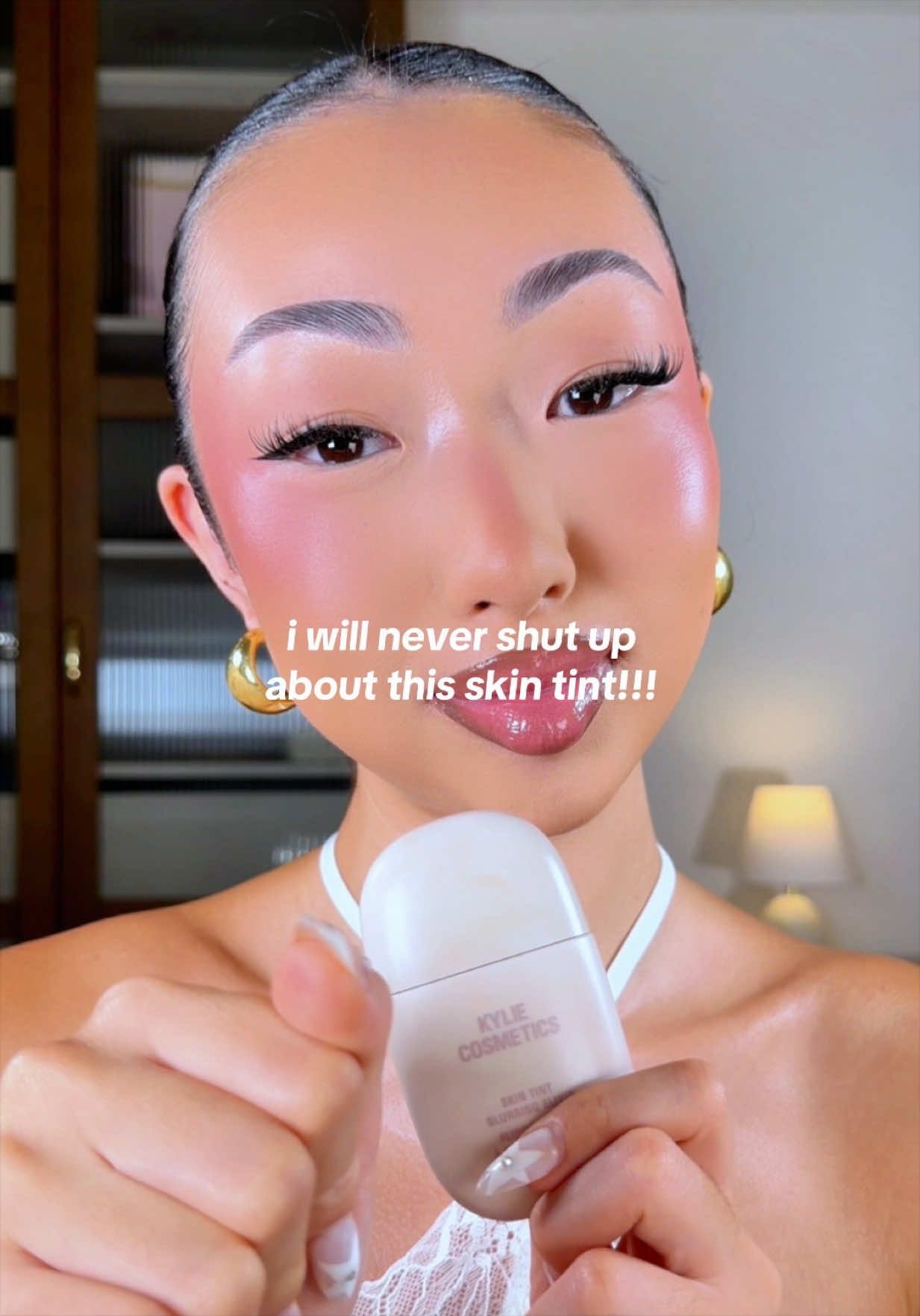 TikTok post by @itsbabykelz for Kylie Cosmetics. Caption reads: @Kylie Cosmetics you will always be famous [...].