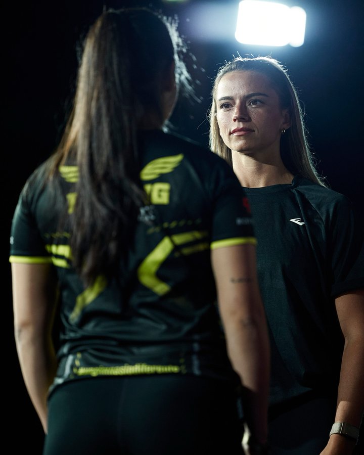 Instagram post by an influencer for Sports Direct. Caption reads: 🥊 SKYE NICOLSON IS FIGHT NIGHT READY! 🏆 This....