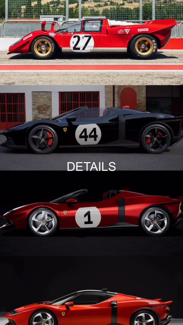 Instagram post by @chhayyank for Ferrari. Caption reads: [...] art, design, transport design, racecar,....
