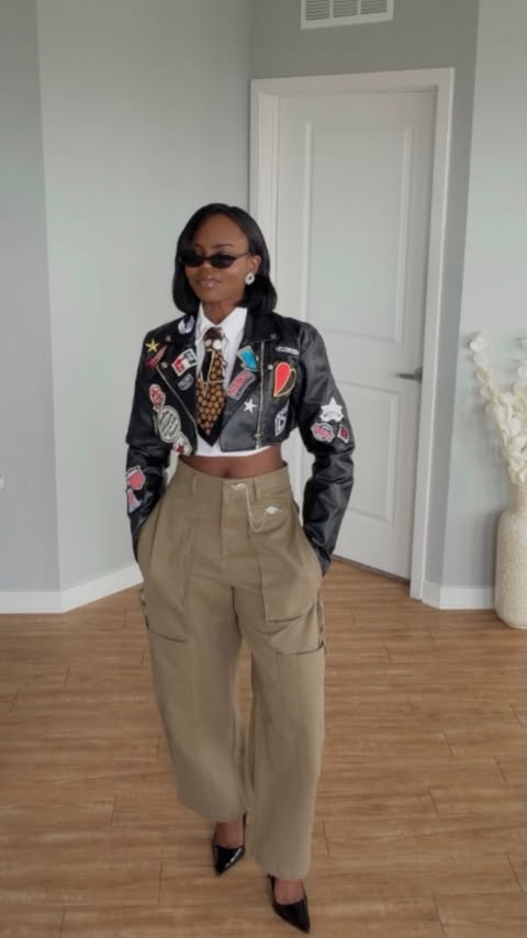 Instagram post by @akaaya_fits for URBAN REVIVO. Caption reads: [...] I styled these pants and dress from....