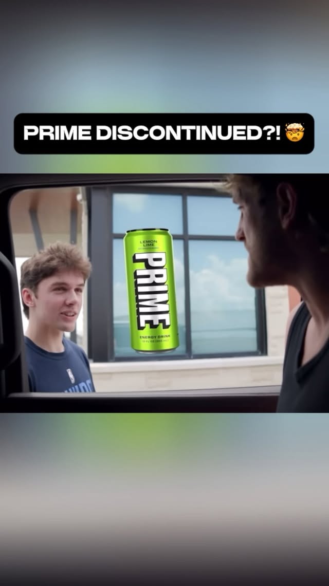 Instagram post by @loganprimeclips for DrinkPrime. Caption reads: [...] 👀 - - - ( CREDIT : @drinkprime @loganpaul )....