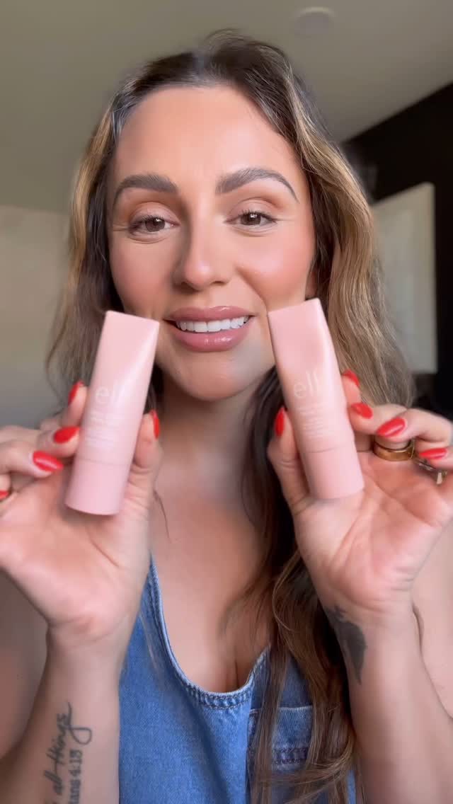 Instagram post by @aaanirac for BoxyCharm. Caption reads: The new @elfcosmetics Halo Glow Skin Tint is here!....