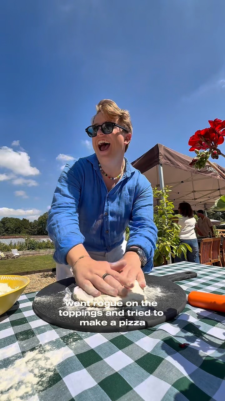 Instagram post by @iamhenrysouthan for Gozney. Caption reads: [...] 🌿🍷

From pizza making and BBQing with....