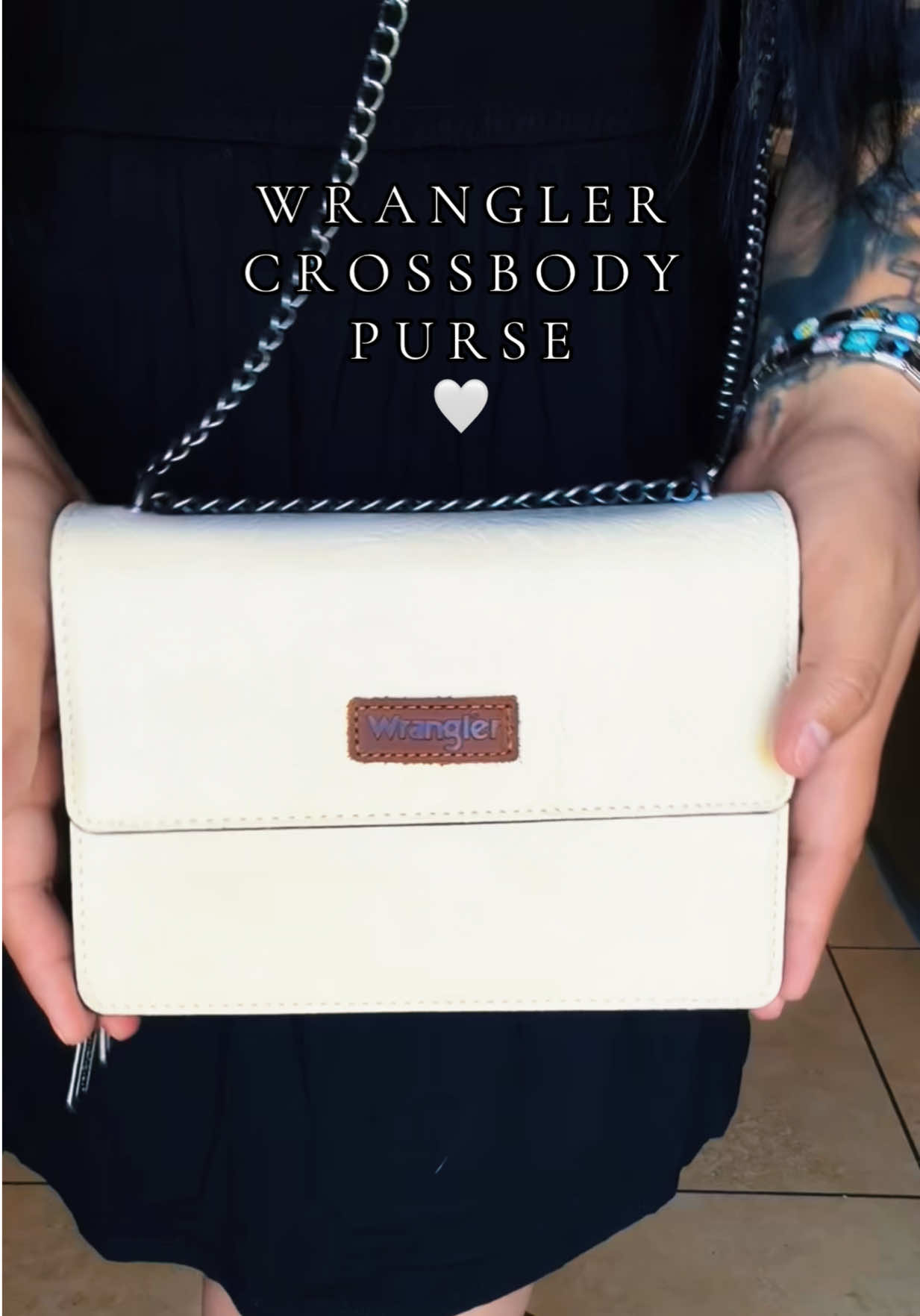 TikTok post by @vianey.f_ for Rustic Charm Bootic. Caption reads: [...] Bag is Definitely a Need 😍🤍 @Rustic Charm....