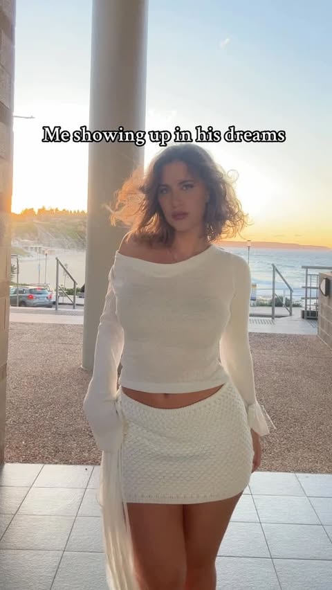 Instagram post by @clementinamazzanti for Meshki. Caption reads: Sweet dreams 🤍 @meshki #meshki.