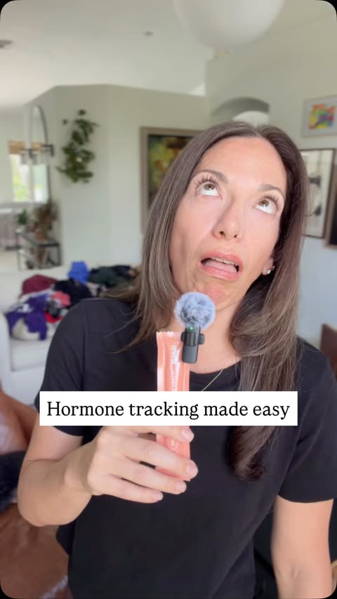 Instagram post by @itsdeenalang for Mira Fertility. Caption reads: Hormone data for all 🤝 @hellomiracare....