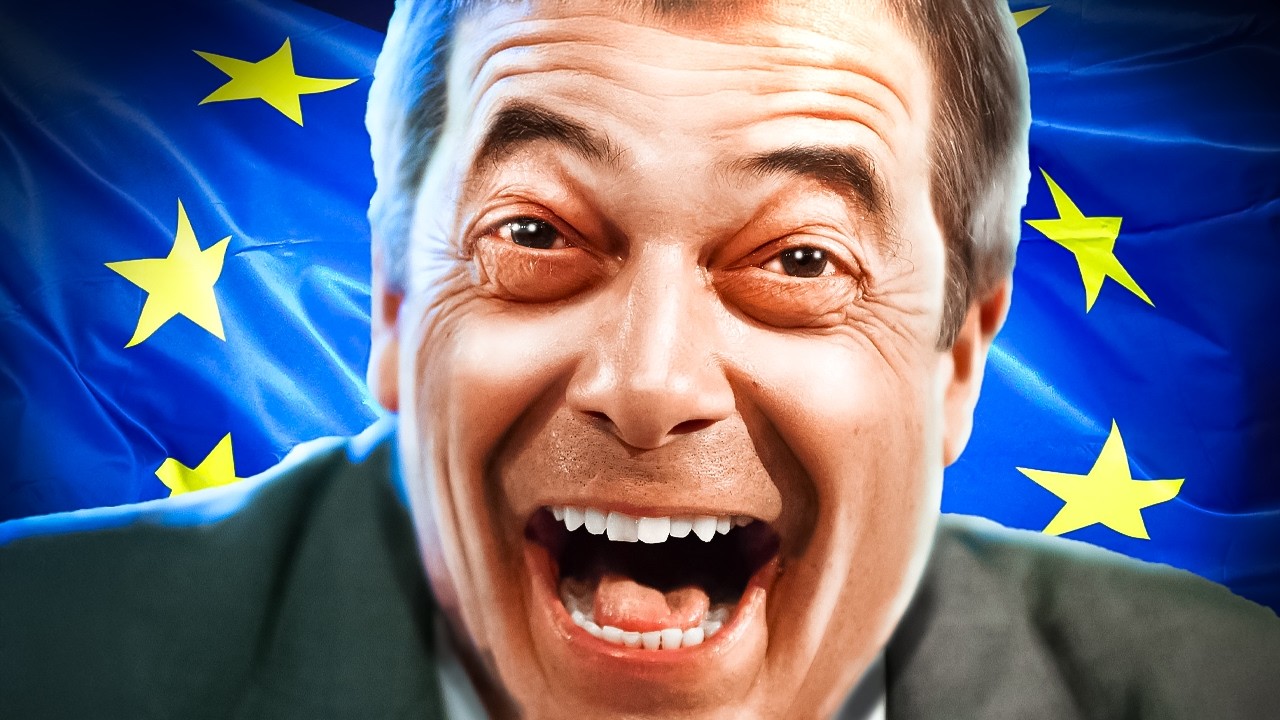 YouTube post by @JimmyTheGiant for Invideo. Caption reads: Why Everything got Worse After Brexit.