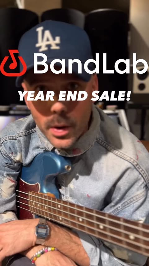 Instagram post by @wshanelance for BandLab. Caption reads: 🔥 horn sections using voice to midi on @bandlab....